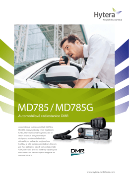 Automobilov&eacute; radiostanice DMR