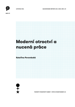 Moderní otroctví - Asociace pro mezinárodní otázky