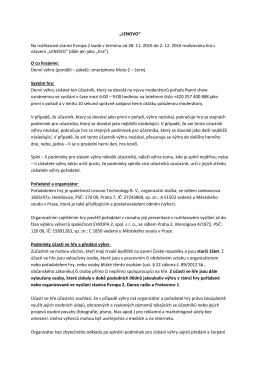 &bdquo;LENOVO&ldquo; Na rozhlasov&eacute; stanici Evropa 2 bude v term&iacute;nu od 28. 11