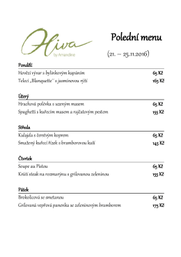 Polední menu