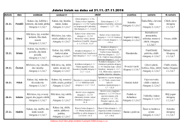 J&iacute;deln&iacute; l&iacute;stek na dobu od 21.11.