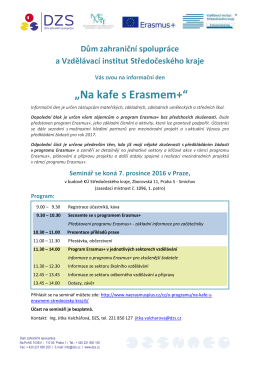 Podrobný program - Vzdělávací institut Středočeského kraje