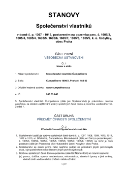 ZDE - Web SVJ Čumpelíkova