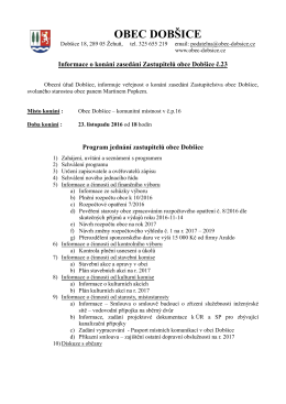 Obecn&iacute; &uacute;řad Dob&scaron;ice