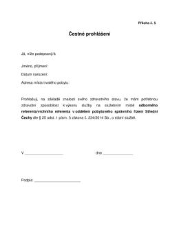 estn&eacute; prohl&aacute;&scaron;en&iacute;