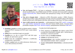 prof. Dr. Ing. Jan Kybic