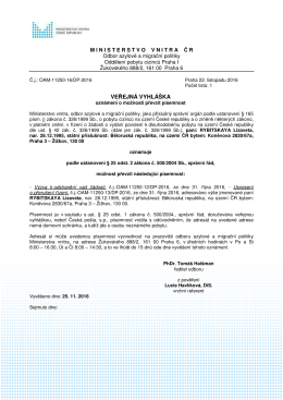 RYBITSKAYA Lizaveta - Ministerstvo vnitra České republiky