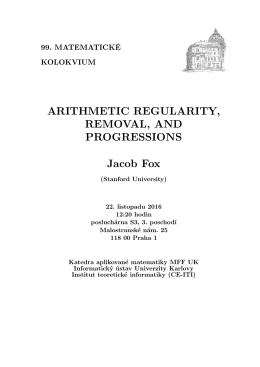 ARITHMETIC REGULARITY, REMOVAL, AND PROGRESSIONS
