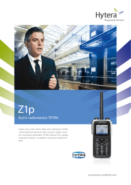 Hytera Z1p - Ručn&iacute; radiostanice TETRA