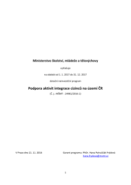 Podpora IC 2017
