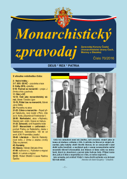 To je tak&eacute; můj z&aacute;věr pro Korunu Českou: Do