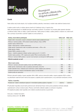 Cen&iacute;k platn&yacute; od 1.12.2016