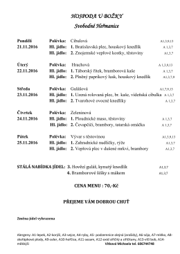 Hl. j&iacute;dlo: 2. - Hospoda u Božky