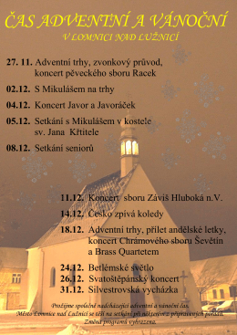 čas adventn&iacute; a v&aacute;nočn&iacute;