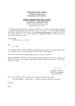 v ý pu jč ky nemovité věci - Brno