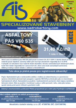 Více informací zde - Akustické a izolační stavby sro