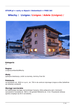 Oferta - OTIUM.pl ∗ narty w Alpach i Dolomitach ∗ FREE SKI