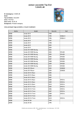 zestaw uszczelek Top End (5.8445.48)