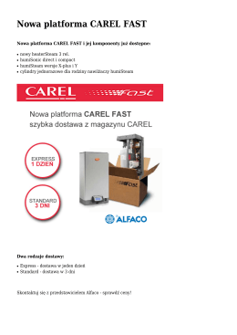 Nowa platforma CAREL FAST
