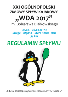 WDA 2017 - Klub Turystów Wodnych "Celuloza" Świecie