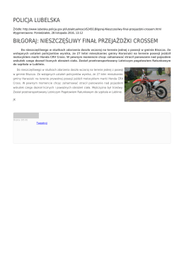 Generuj PDF - Policja Lubelska