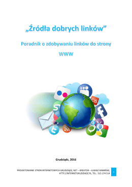 Grudziądz, 2016 - Projektowanie i tworzenie stron internetowych