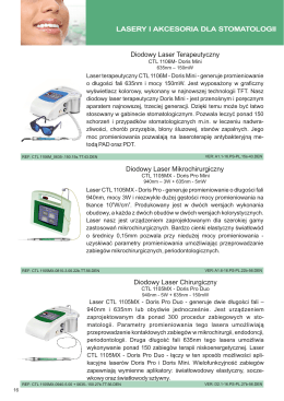 LASERY I AKCESORIA DLA STOMATOLOGII Diodowy