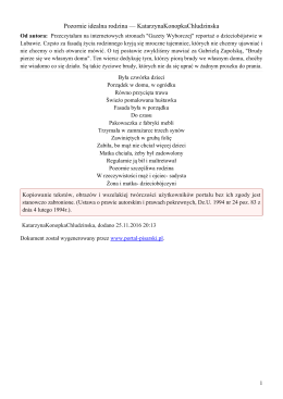 Pozornie idealna rodzina
