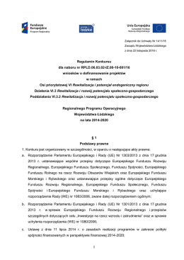 Regulaminu Konkursu654.31 KB - RPO WŁ 2014-2020