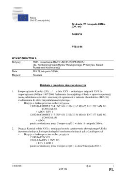 14660/16 dj/as 1 GIP 1B Działania o carakterze nieustawodawczym
