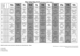 plan lekcji kl 4-6 2016 - Szkoła Podstawowa nr 4 w Namysłowie