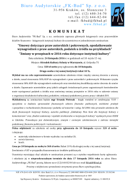 pobierz komunikat - Fk-Bad