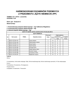 matura z języka niemieckiego w zakresie podstawowym, czas trwania