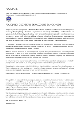 policja.pl policjanci odzyskali samochody warte 420 tys. złotych
