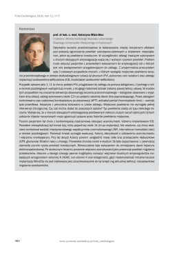 Komentarz - Via Medica Journals