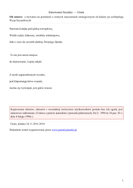 klarowanie bryndzy — Grain