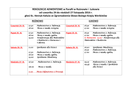 plan-rekolekcje adwentowe