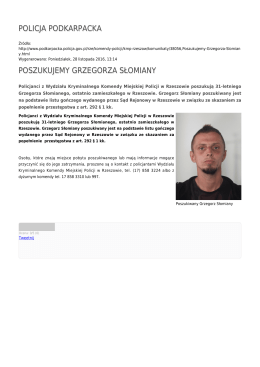 Generuj PDF - Policja Podkarpacka