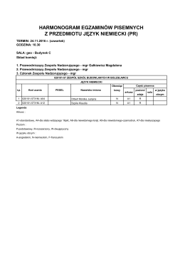 próbna matura z języka niemieckiego w zakresie rozszerzonym