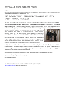 Generuj PDF - Centralne Biuro Śledcze Policji