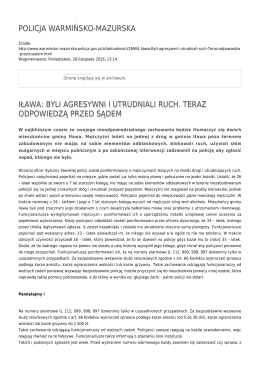 Generuj PDF - Policja Warmińsko