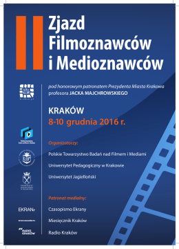 Plakat (PDF 250 KB) - Uniwersytet Pedagogiczny w Krakowie