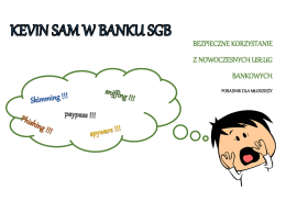 bezpieczne korzystanie z nowoczesnych usług bankowych