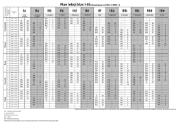 plan lekcji kl 1-3 2016 - Szkoła Podstawowa nr 4 w Namysłowie