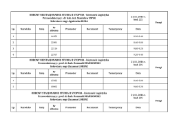 OBRONY NIESTACJONARNE STUDIA II STOPNIA