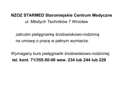 NZOZ STARMED Staromiejskie Centrum Medyczne ul. Młodych