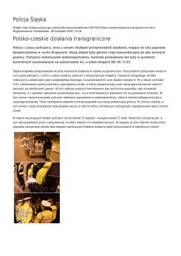 Generuj PDF - Policja Śląska