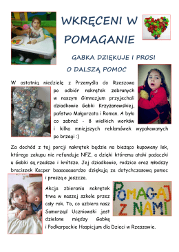 Więcej - Gimnazjum nr 6 w Rzeszowie