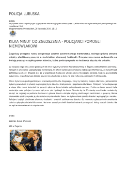Generuj PDF - Policja Lubuska