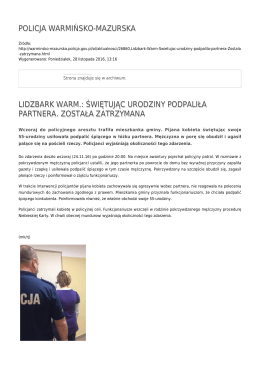 Generuj PDF - Policja Warmińsko